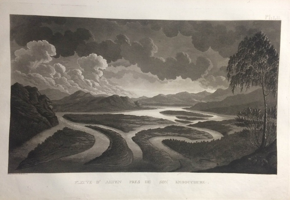 A. F. SKJÖLDEBRAND Fleuve d'Alten pres de son embouchure (1802)