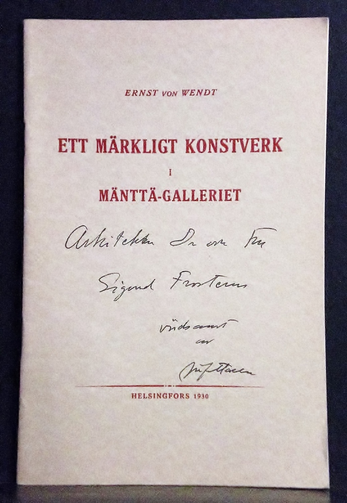 Ett märkligt konstverk i Mänttä-galleriet