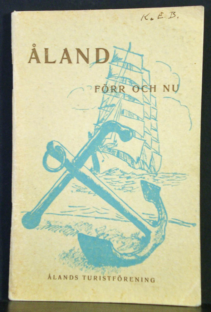 Åland förr och nu. Kort orientering - *topografia - suomi303