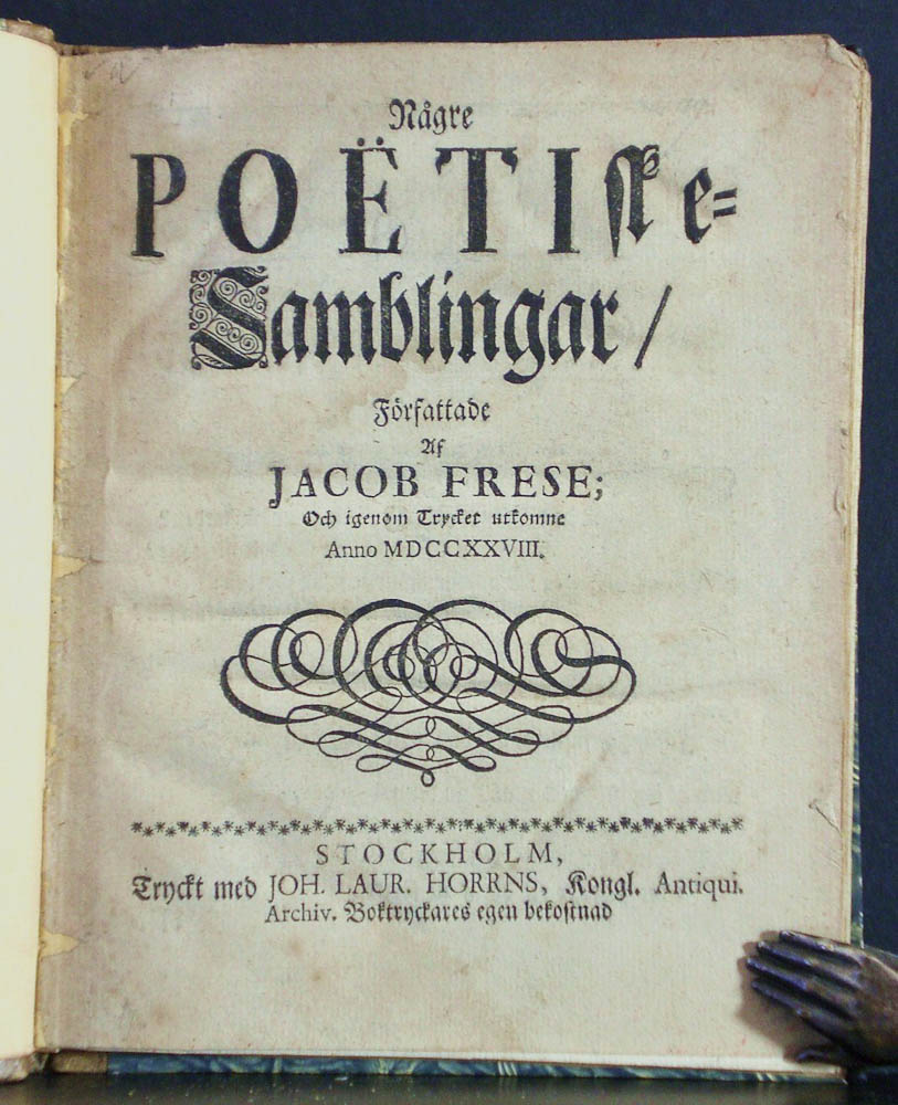 Jacob Frese Några poetiske samblingar (1728)