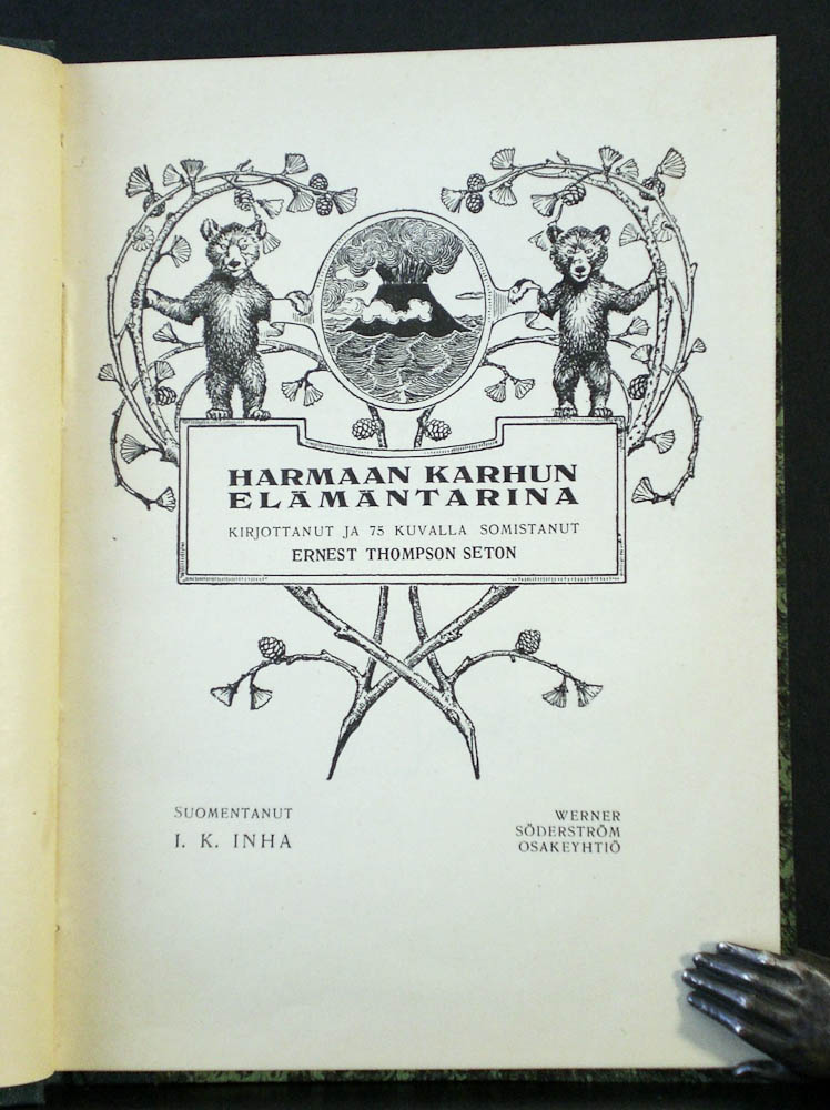 Ernest Thompson Seton Harmaan karhun elämäntarina