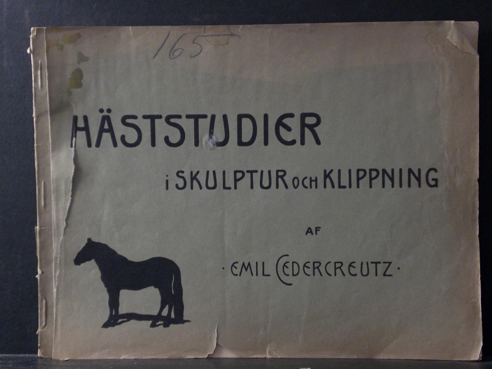 Cedercreutz, Emil: Häststudier i skulptur och klippning