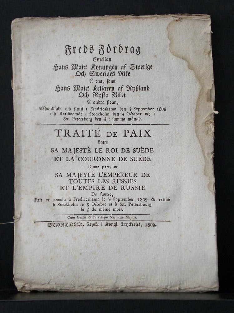 Freds- och förbundsslut 1809
