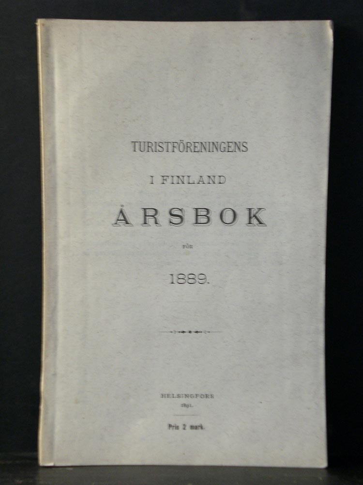 Turistföreningens i Finland årsbok för 1889
