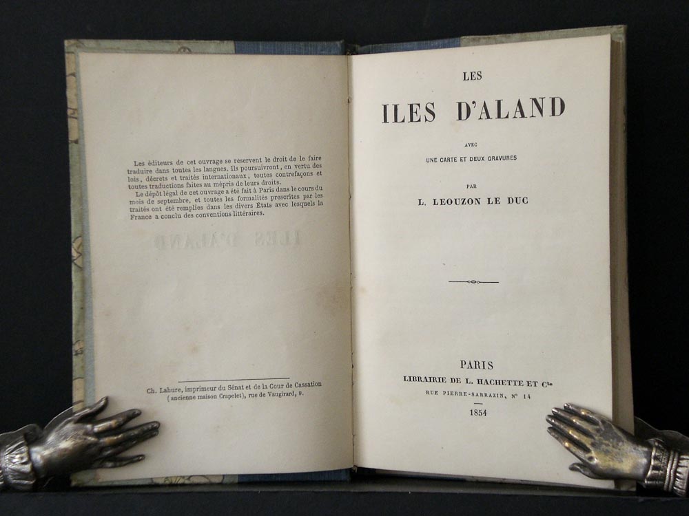 Leouzon Le Duc, L.: Les Iles d'Aland