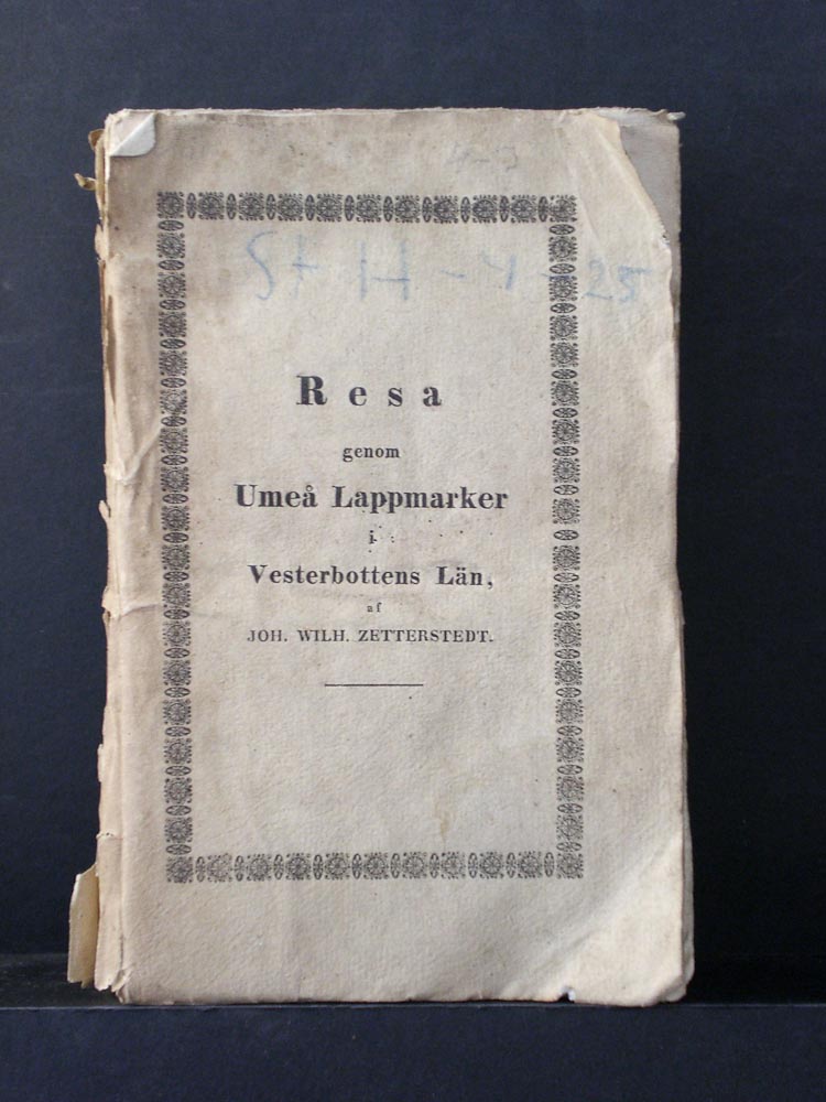 Resa genom Umeå Lappmarker i Vesterbottens län, förrättad år 1832