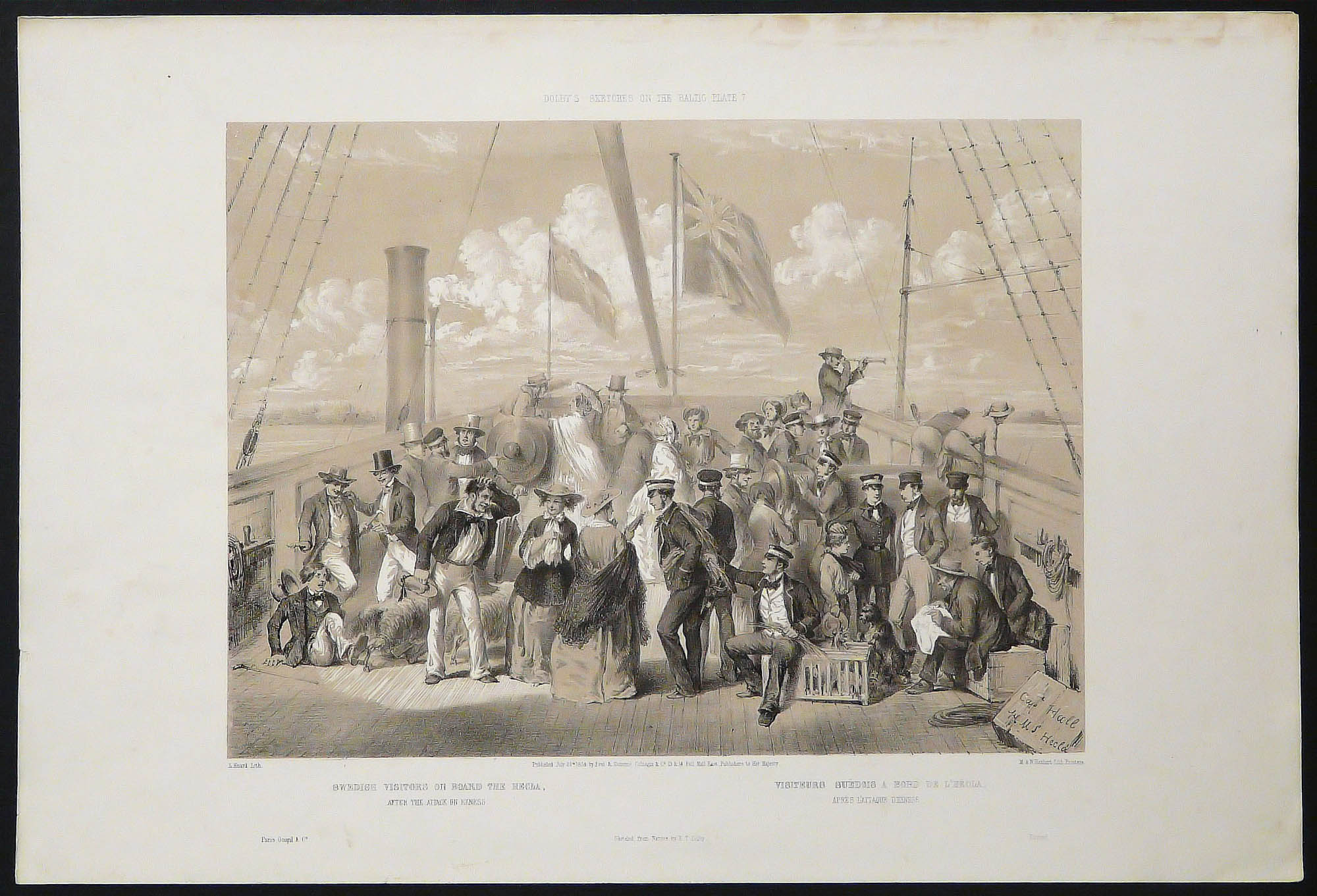 Dolby, E.T.: Swedish visitors on board the Hecla, after the attack on Ekness