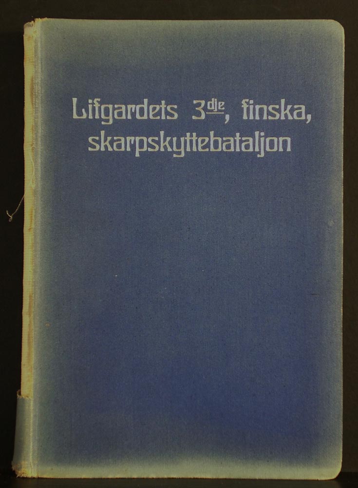 V. SCHVINDT Liftgardets 3dje, finska, skarpskyttebataljon (1912)