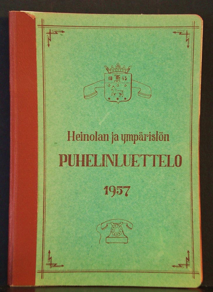 Heinolan ja ympäristön puhelinluettelo 1957