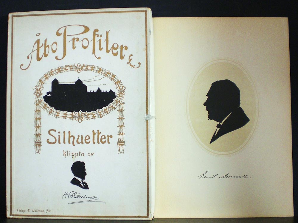 Åbo profiler. Silhuetter klippta av Hilding Ekelund (1917)