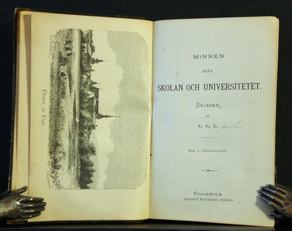 Minnen från skolan och universitetet. Skizzer af L. L. L. (1877)