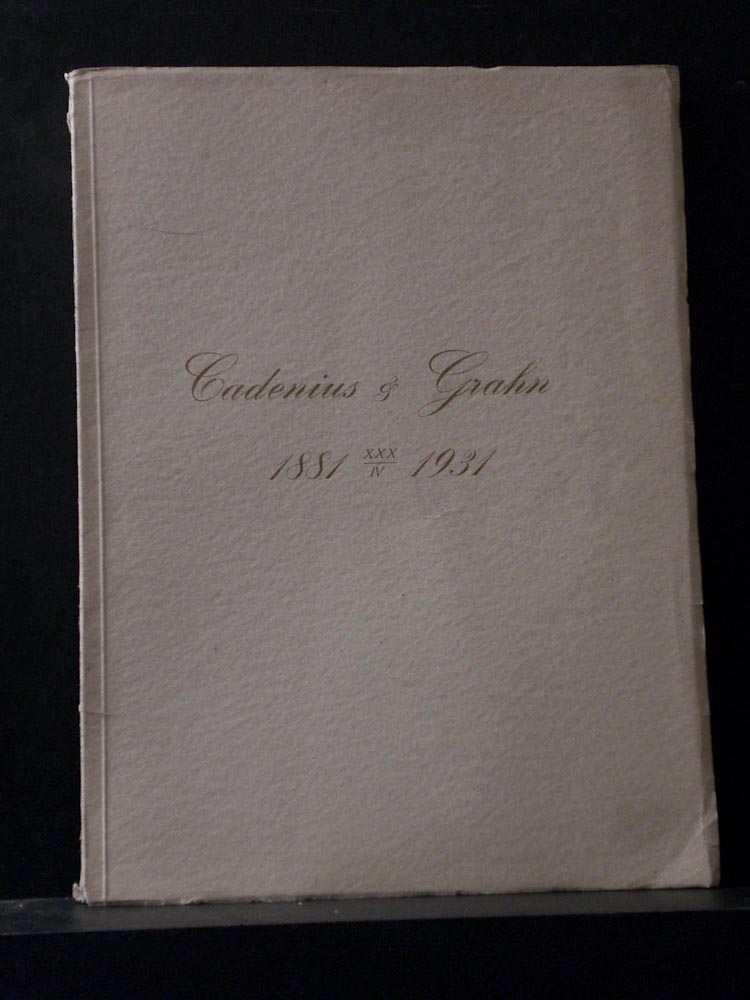 Cadenius & Grahn 1881-1931