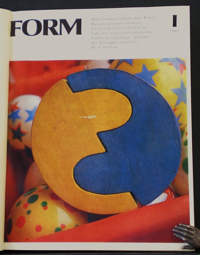Form, årgång 63, 1967, 1-10 - taideteollisuus