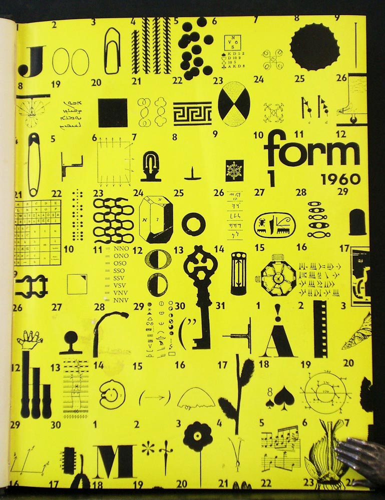 Form, årgång 56, 1960, 1-10 (varav nr.3-4 och nr. 7-8 är dubbelnummer) - taideteollisuus