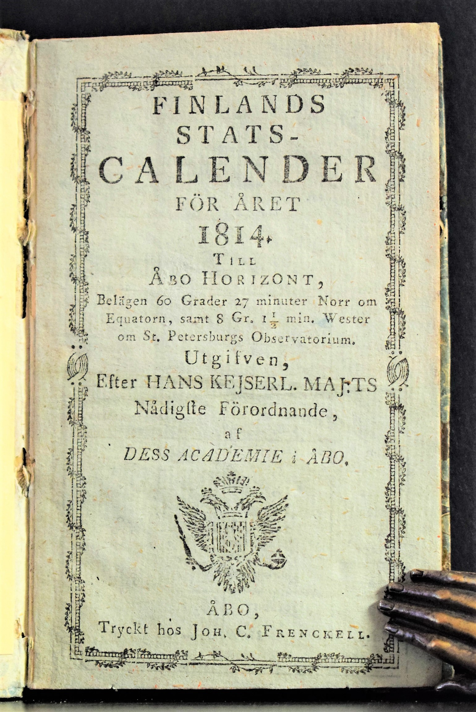 Finlands statscalender för året 1814