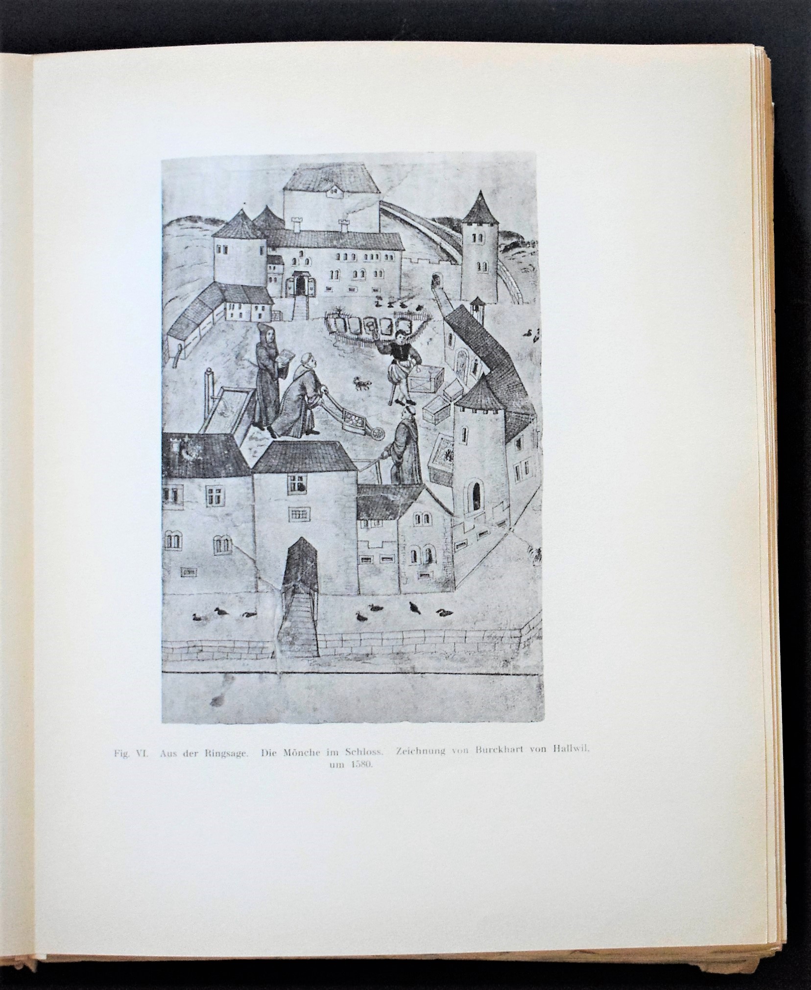 Litberg, Nils: Schloss Hallwil. I-V. I: Die Wiederherstellung. II: Die Ausgrabungen. III:1: Die Fundgegenstände. III:2: Die Fundgegenstände. IV: Die Baugeschichte. V: Der Baubestand im Bilde. - Image 3