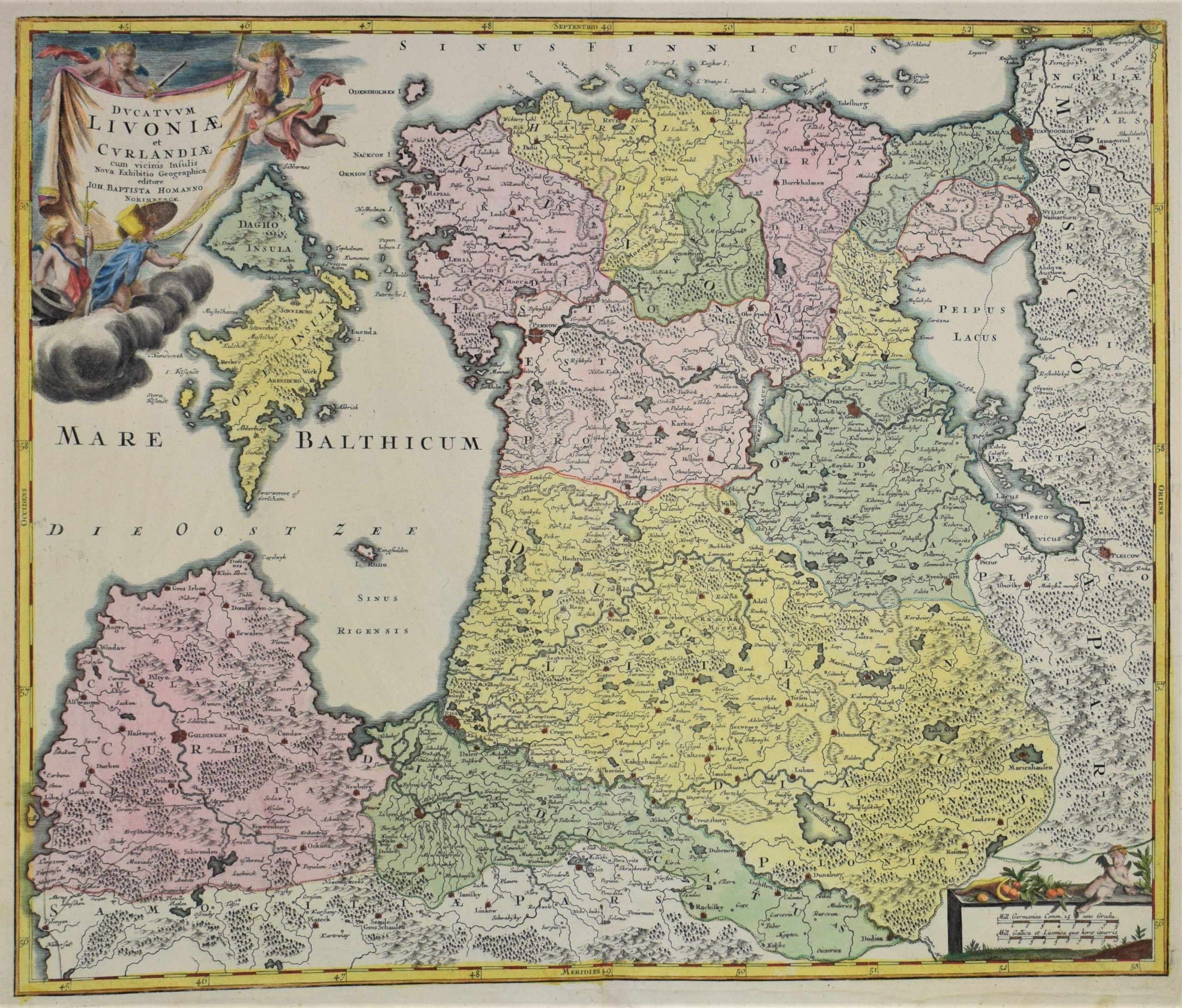 Homann, Joh. Bapt.: Ducatum Livoniae et Curlandiae