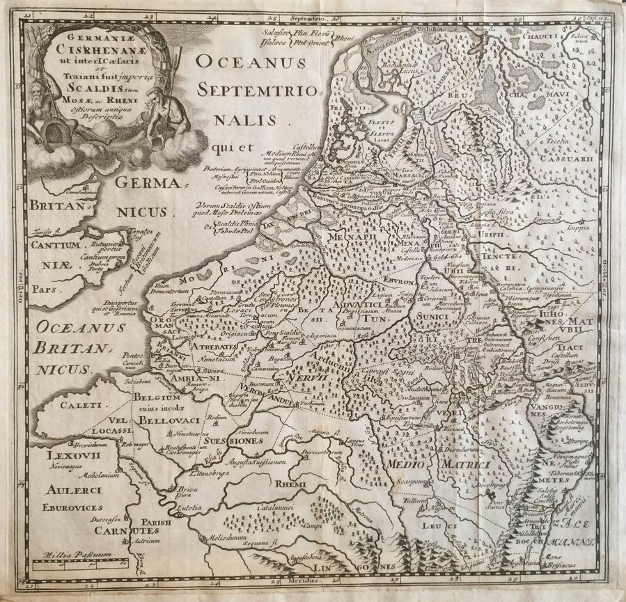Cluverius, P.: Germaniae Cisrhenanae ut ineter I Caesaris et Traiani Suit imperia Scaldis Item Mose ac Rheni
