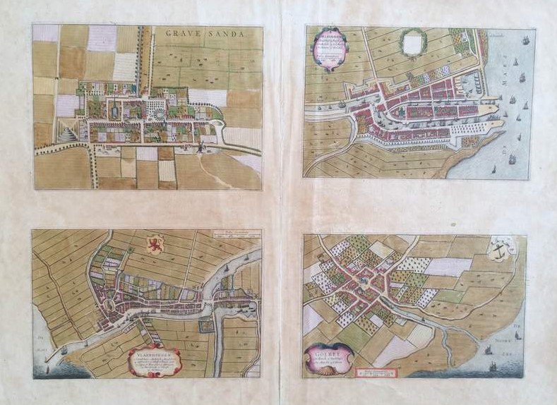 Blaeu, J.: Grave Sanda - Delfshaven - Vlaerdingen - Goeree