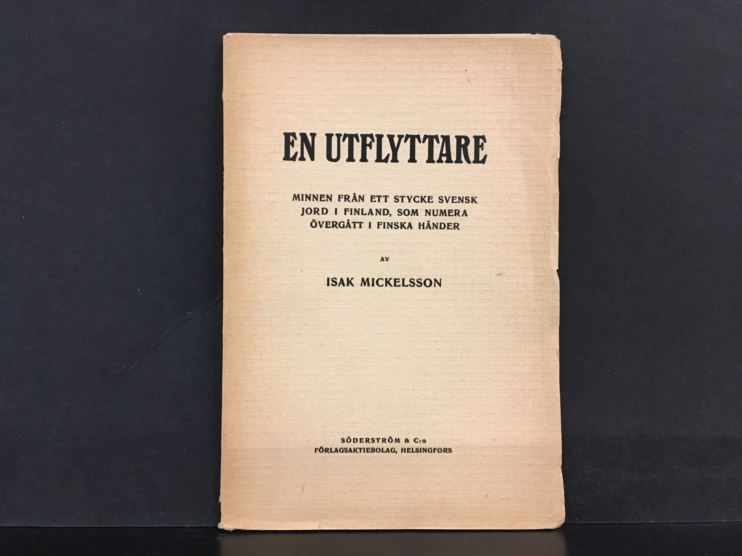 Isak Mickelsson En utflyttare (1918)