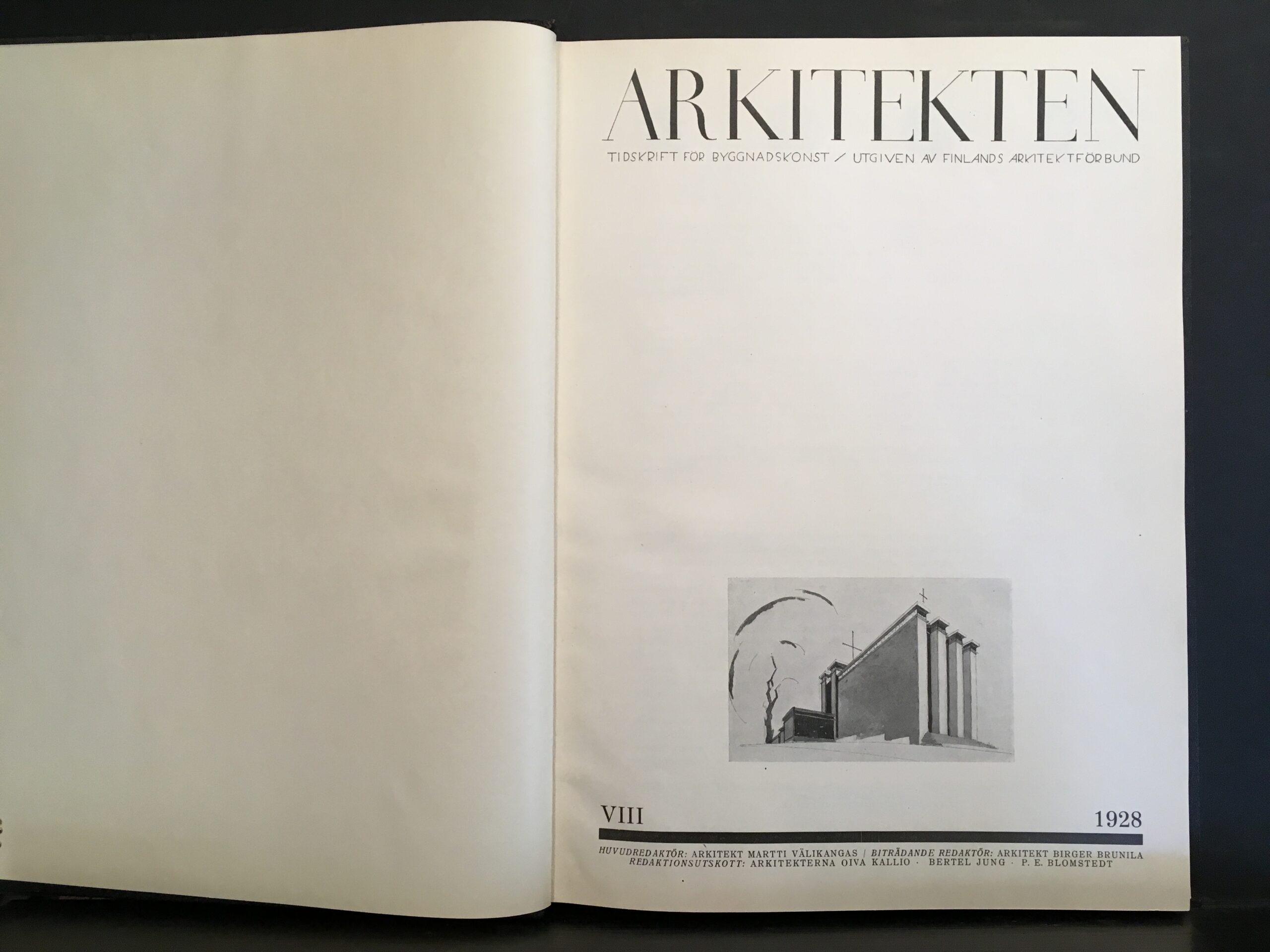 Arkitekten 1928. Tidskrift för byggnadskonst - Image 2