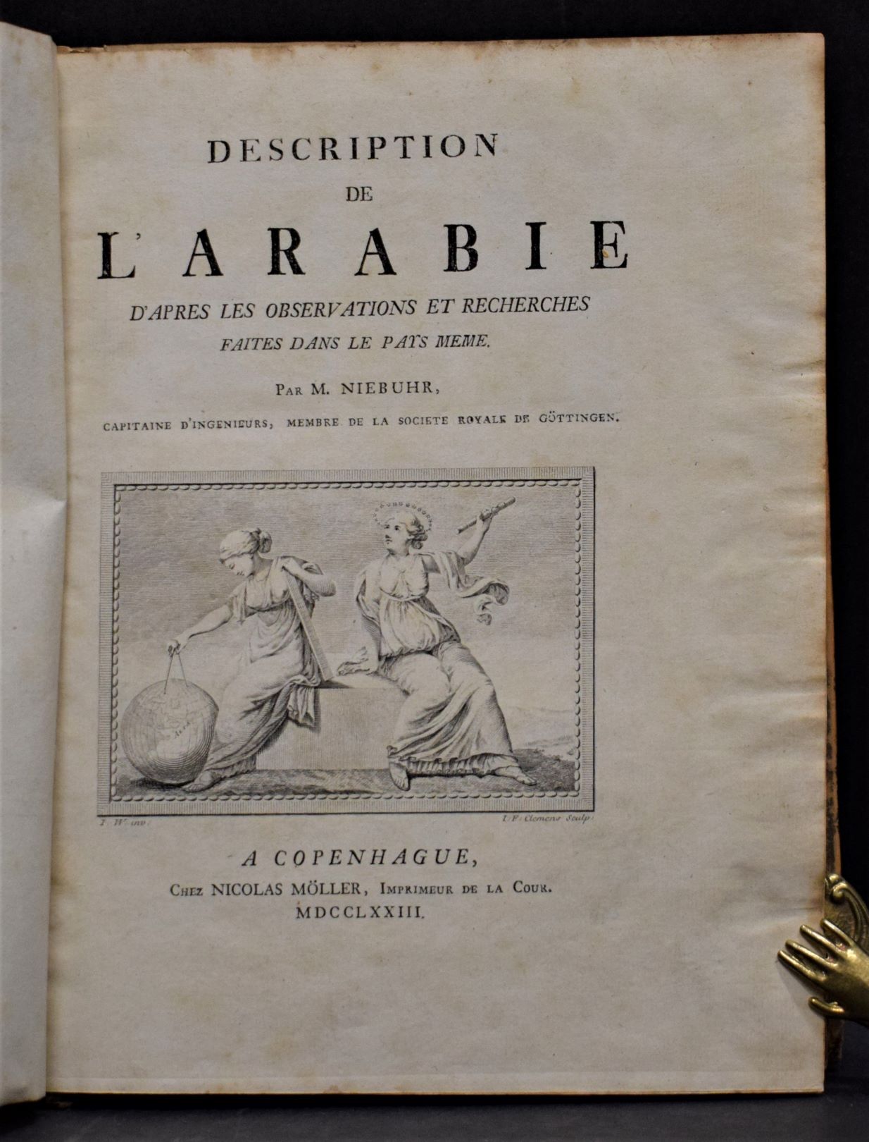 Carsten Niebuhr Description de l'Arabie d'après les observations et recherches faites dans le pays même (1773)