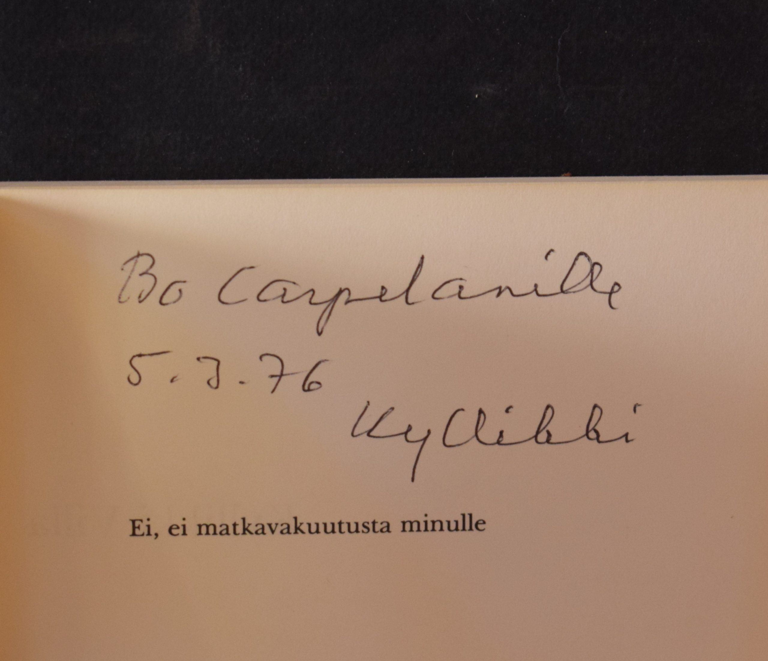 Villa, Kyllikki: Ei, ei matkavakuutusta minulle (*omiste) - Image 2