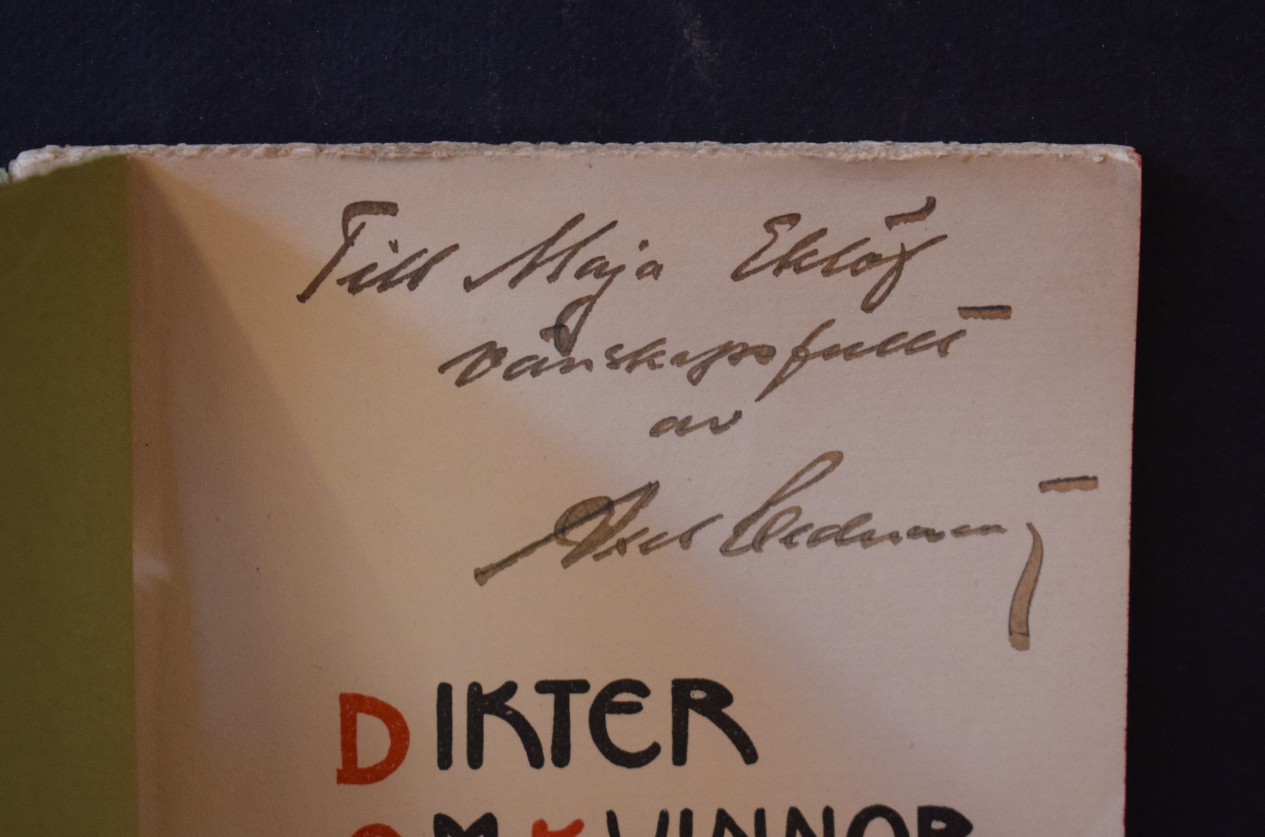 Cedercreutz, Emil: Dikter om kvinnor (*dedikation) - Image 2