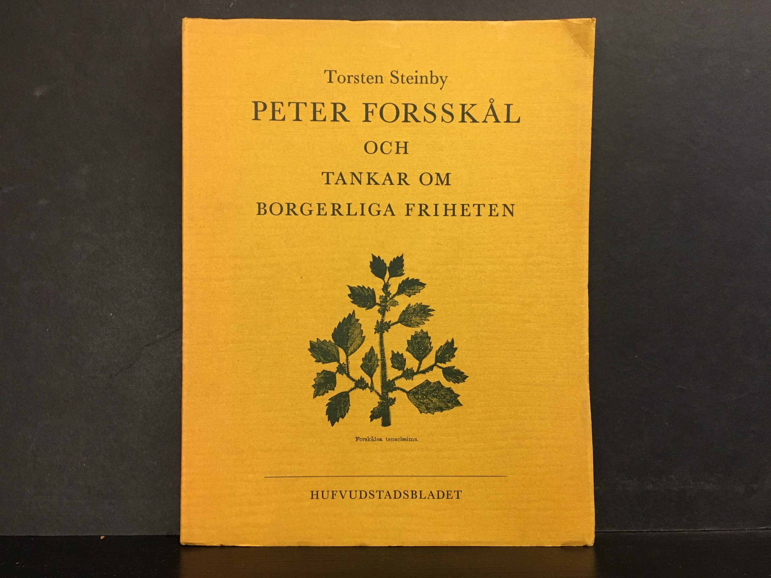 Peter Forsskål och tankar om borgerliga friheten