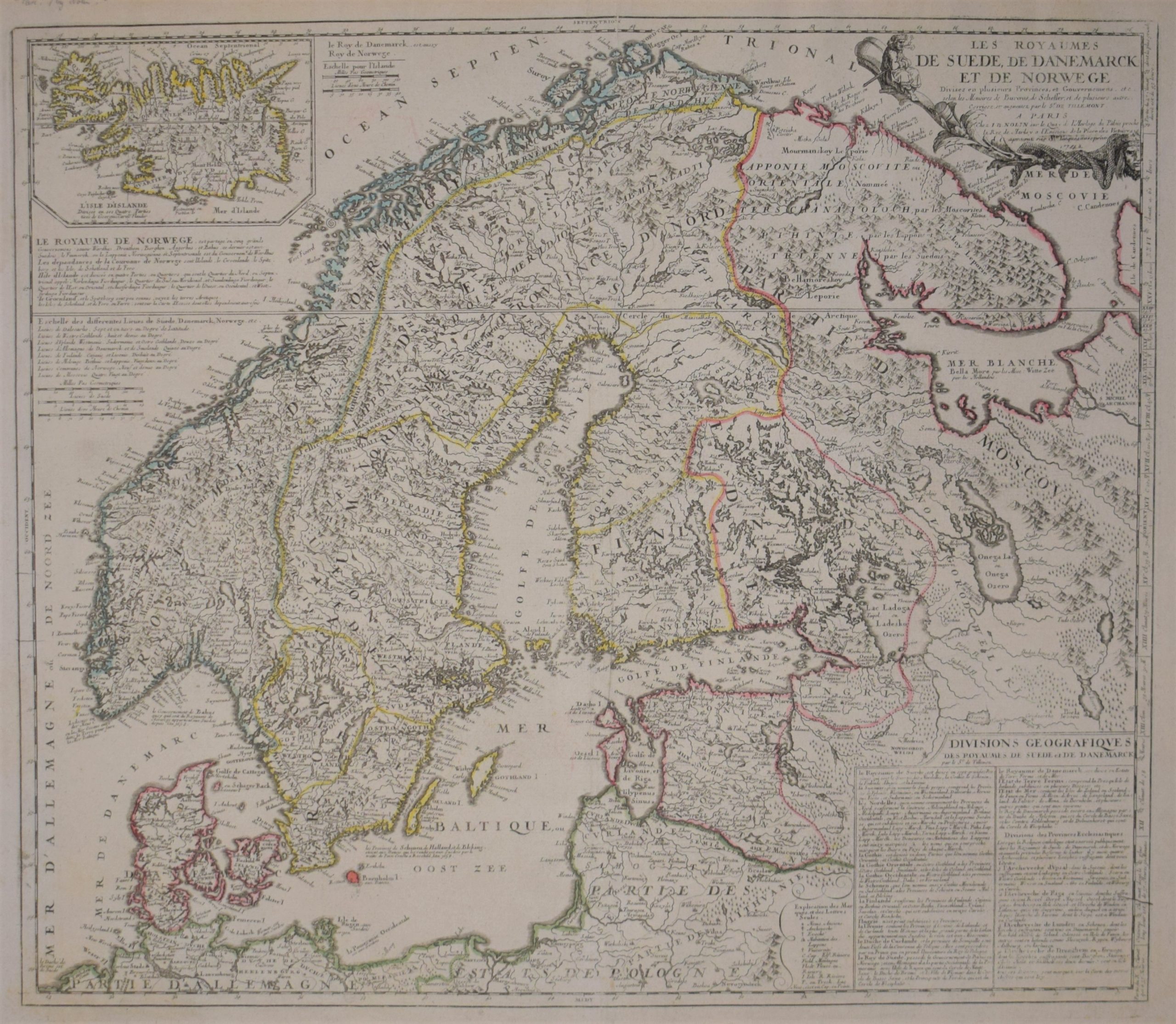 Jean-Baptiste Nolin Les Royaumes De Suede, de Danemarck et De Norwege (1742)