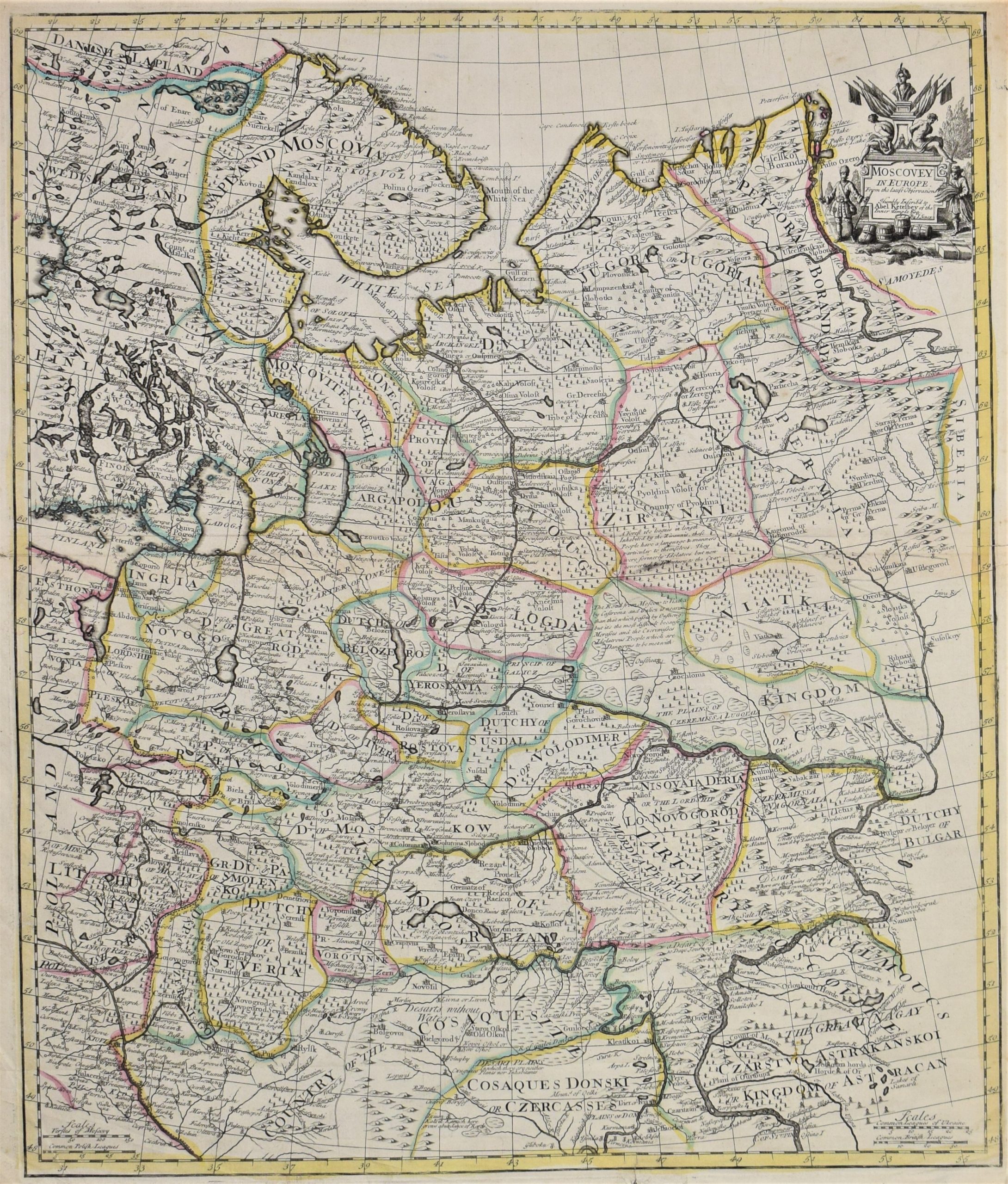 Senex, J.: Moscovey in Europe from the latest Observations