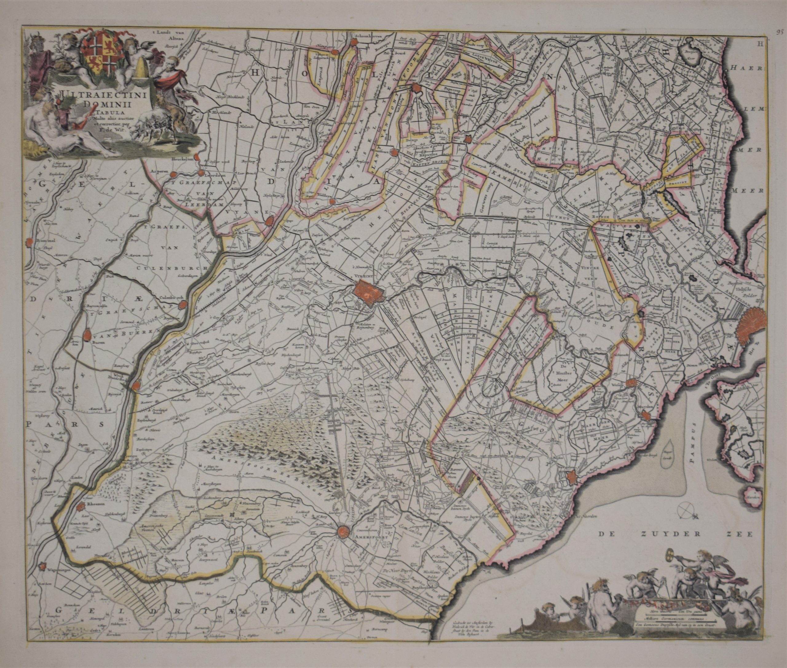 Wit, Frederick de: Ultraiectini Dominii Tabula