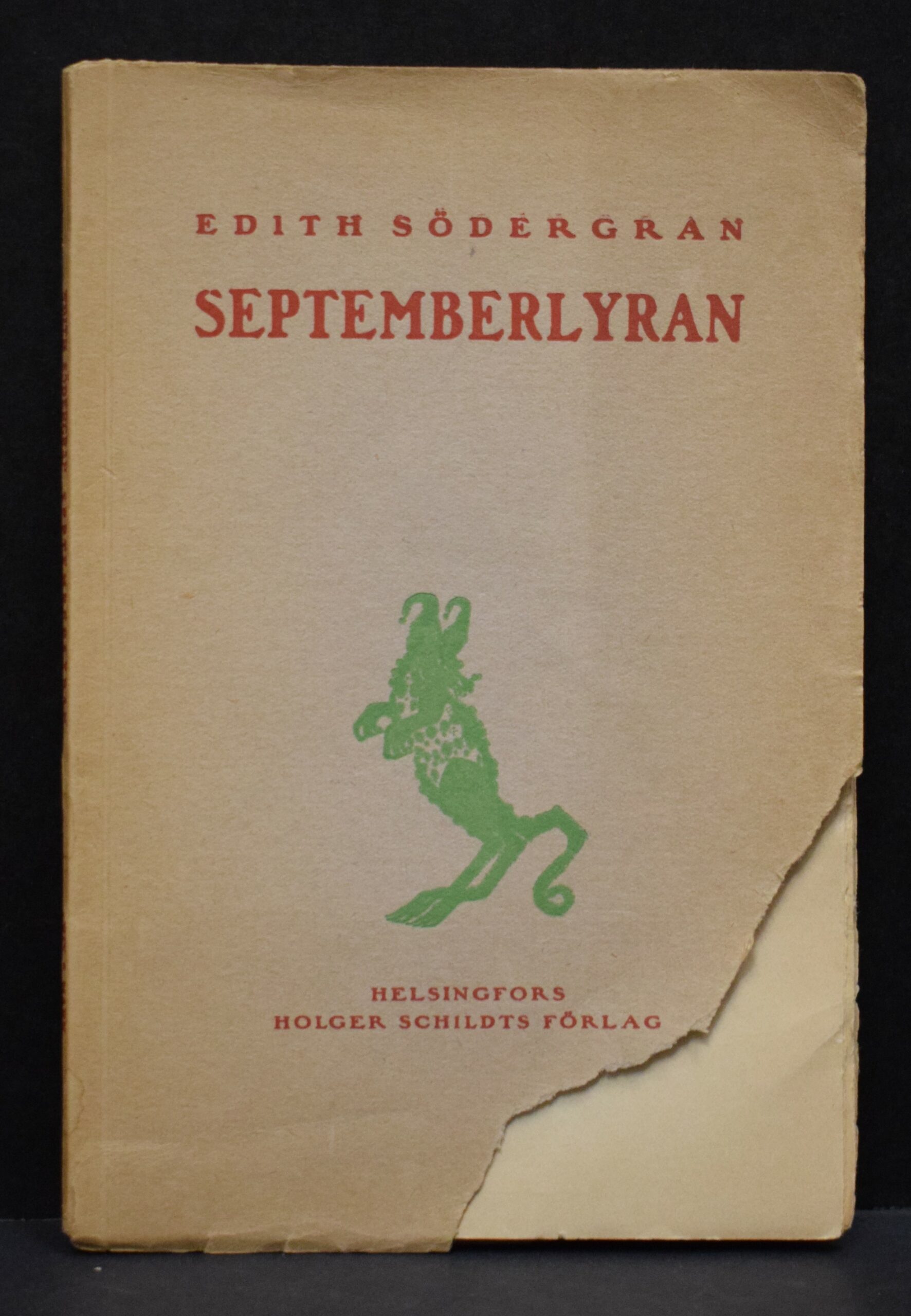 Edith Södergran Septemberlyran (1918)