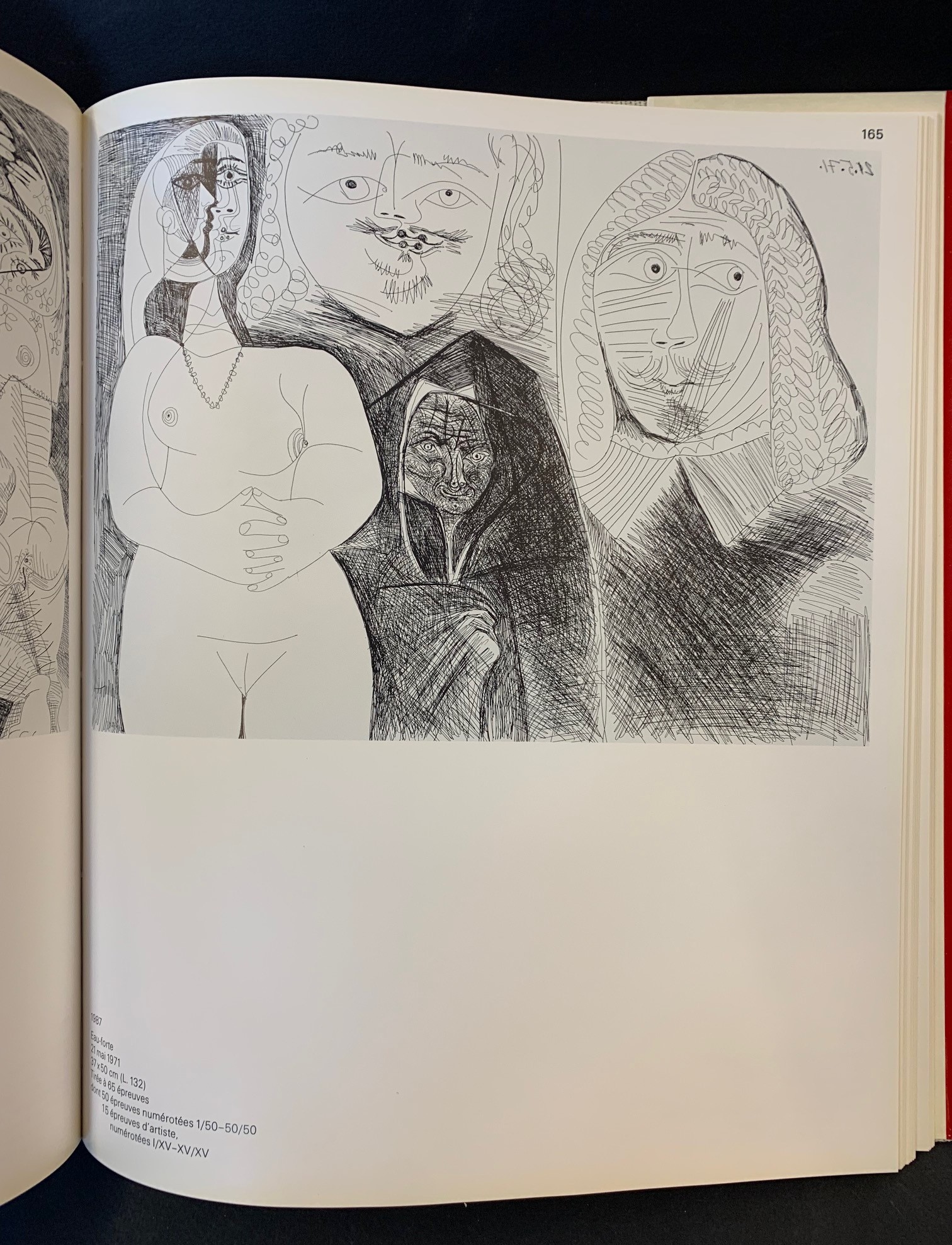 Picasso Catalogue printed graphic work 1970-1972