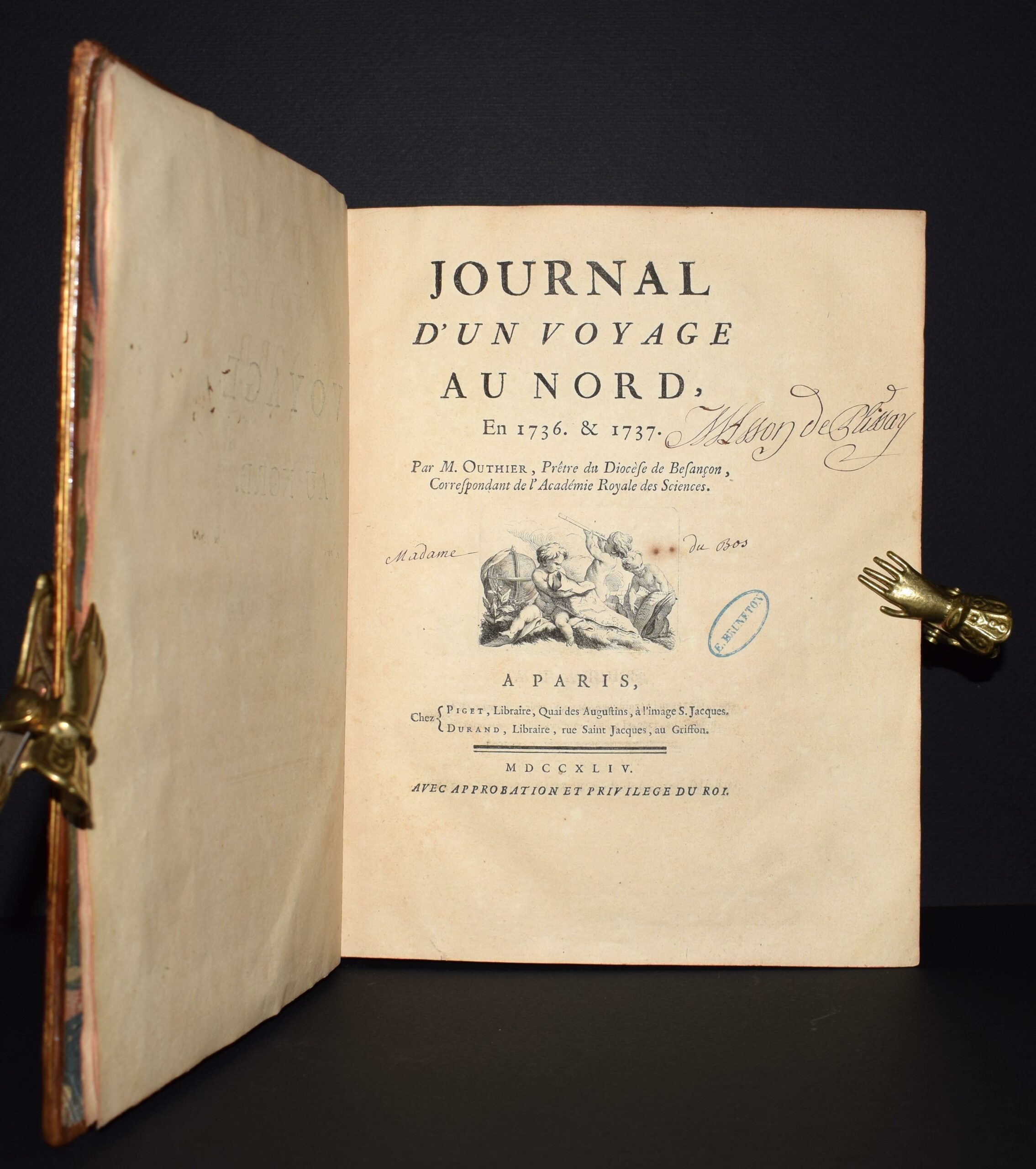 Réginald Outhier Journal d'un voyage au Nord En 1736. & 1737 (1744)