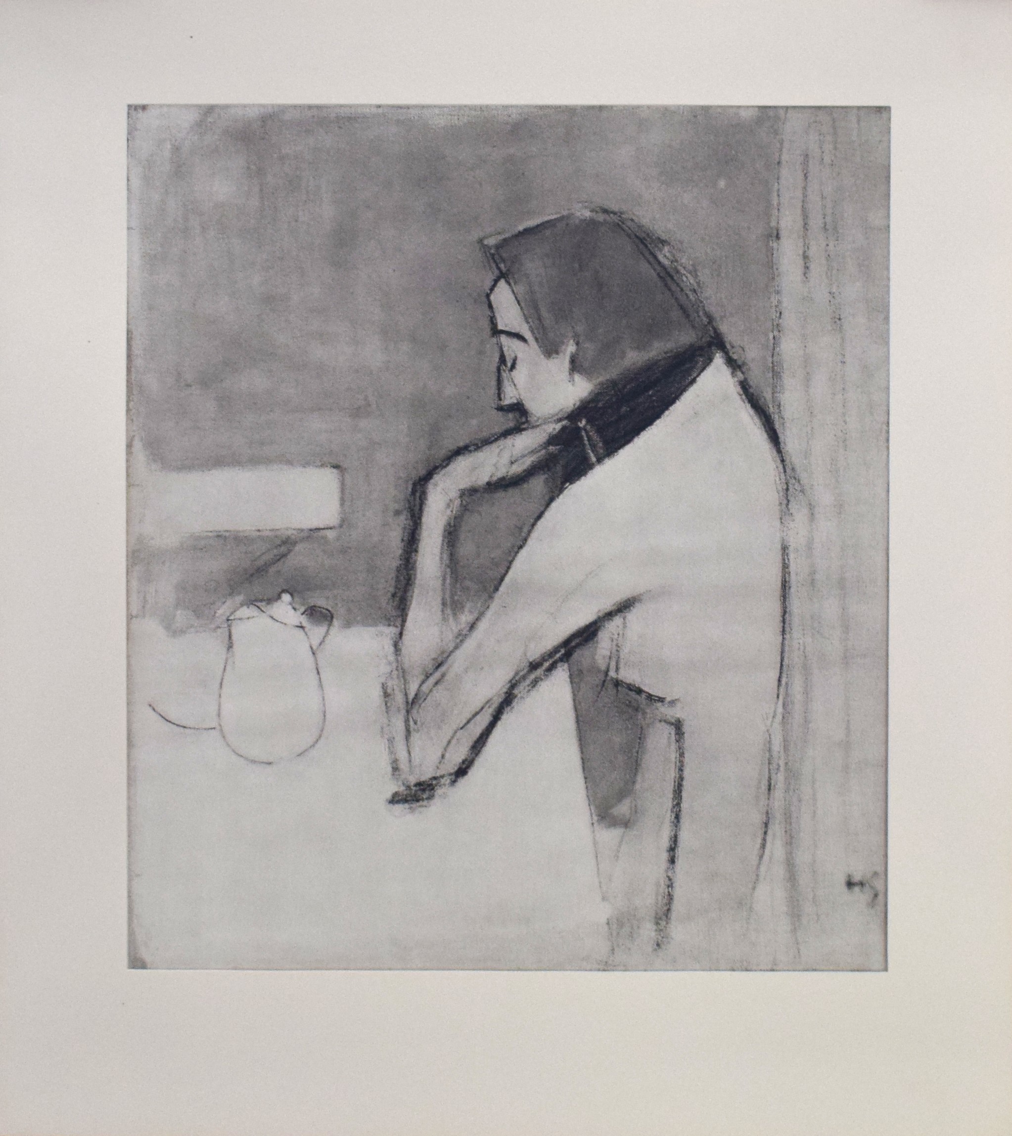 Helene Schjerfbeck: Caféet (1940)