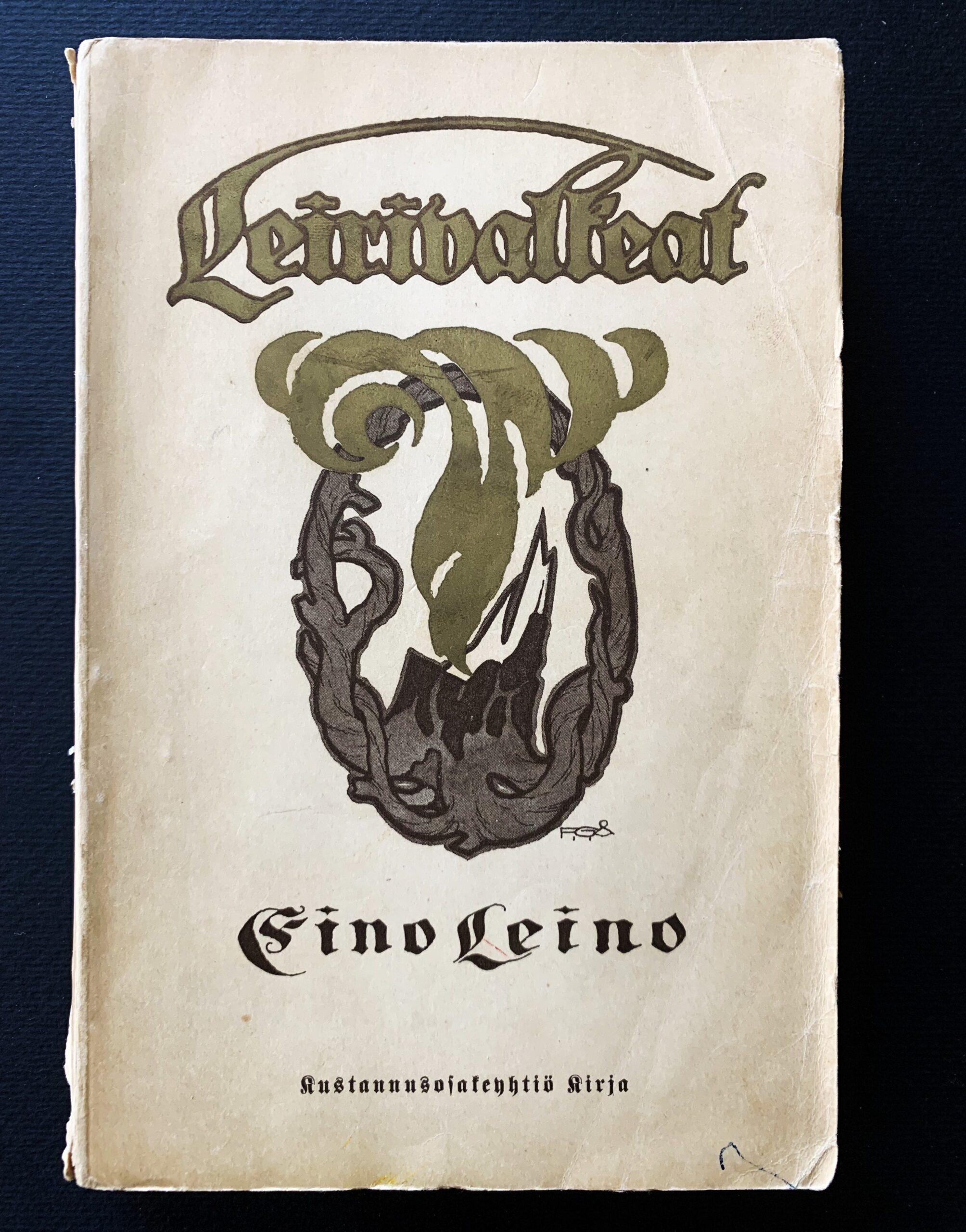 EINO LEINO Leirivalkeat (1917) (*E. J. Ellilän nimikirjoitus)